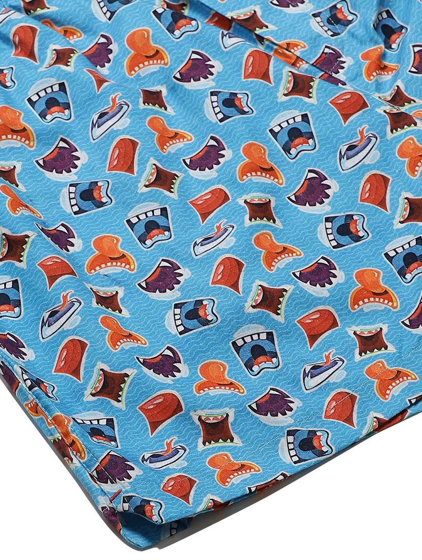 blue printed boxer - 17148371 - Standard Image - 4