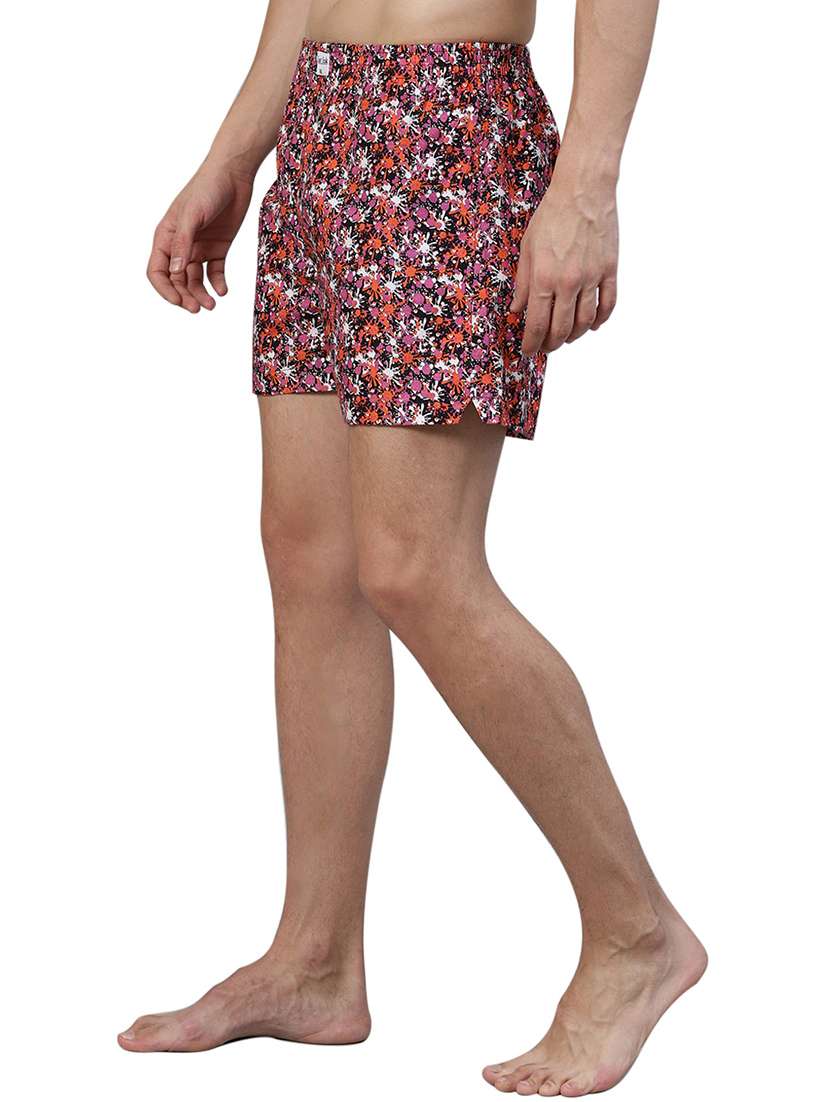 black printed boxer - 17148373 - Standard Image - 1