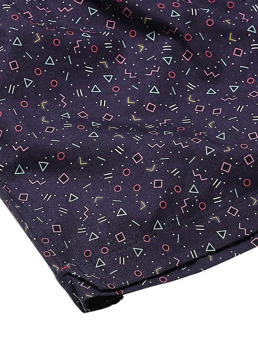 navy blue printed boxer - 17148391 - Standard Image - 4