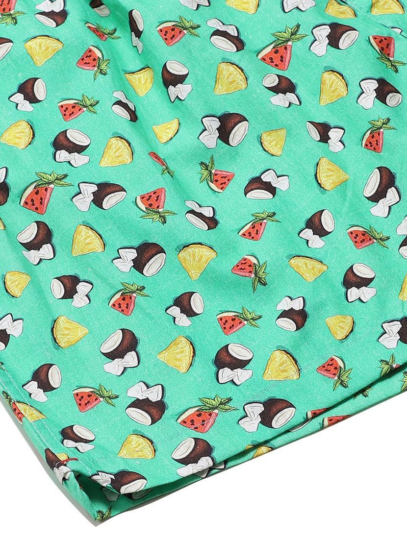 green printed boxer - 17148426 - Standard Image - 4