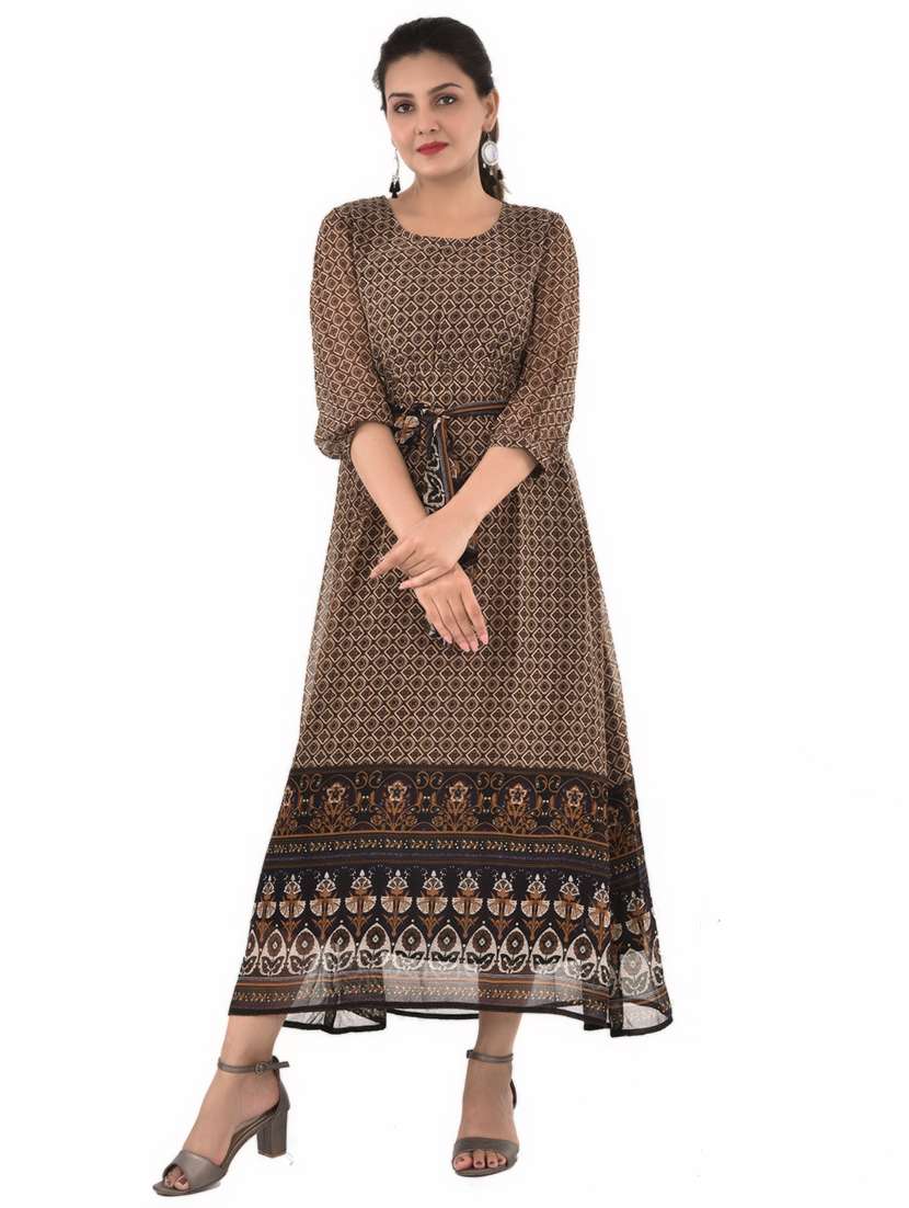 tie front maxi fusion dress 