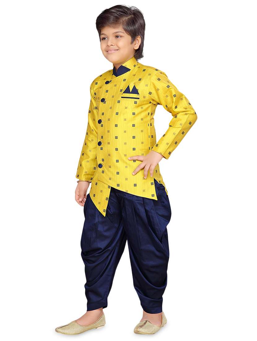 yellow cotton kurta sets kurtas & set - 17148634 - Standard Image - 1
