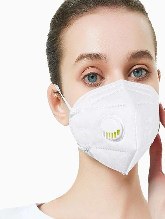 white non-woven anti-pollution women mask (pack of 9) - 17149692 -  Standard Image - 1