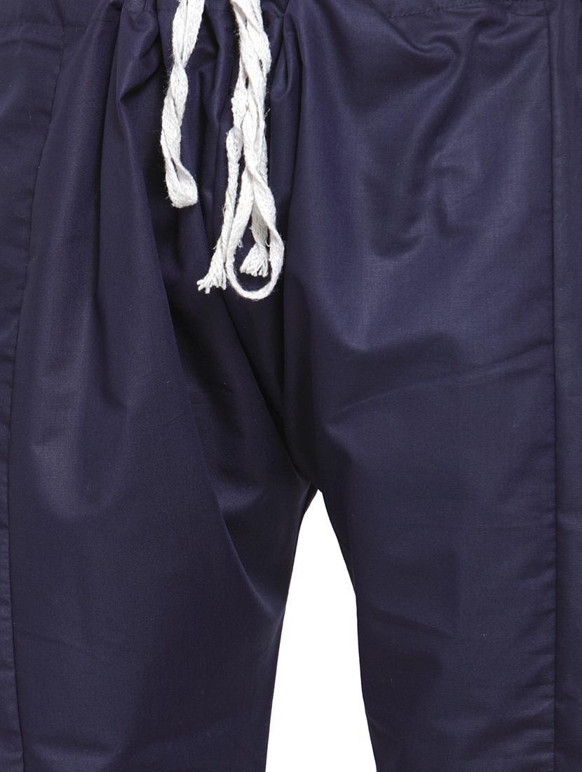 navy cotton pathani set - 17149793 - Standard Image - 4