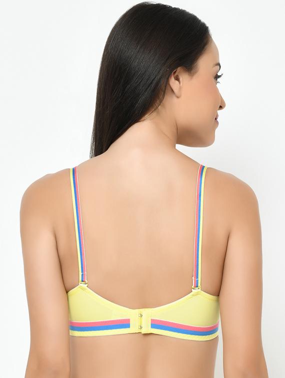 yellow nylon plunge bra - 17152569 - Standard Image - 1