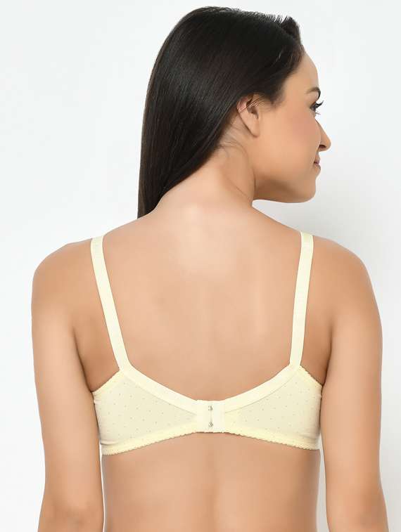 yellow cotton maternitynursing bra - 17152573 -  Standard Image - 1