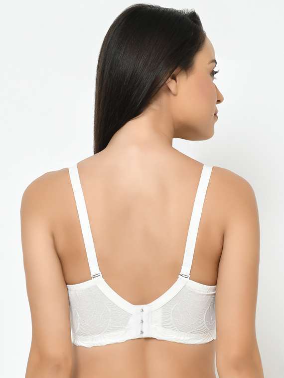 white polyester regular bra - 17152577 -  Standard Image - 1