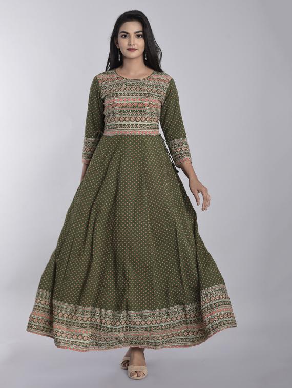 women's flared kurta