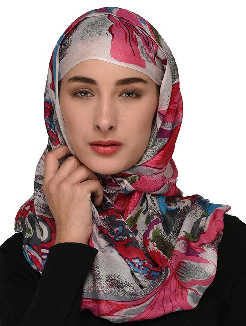 floral cotton stole - 17154042 - Standard Image - 1