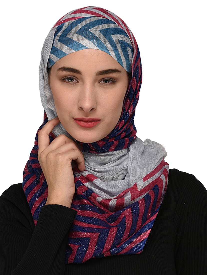 chevron print stoles - 17154044 - Standard Image - 1