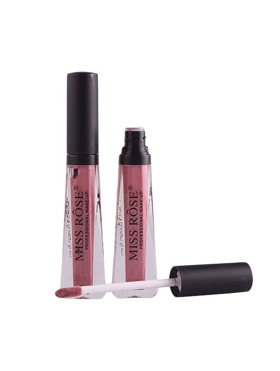 miss rose metallic long lasting and waterproof lip gloss(shade-28)