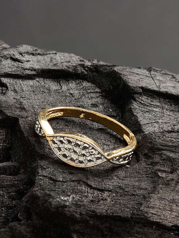 gold brass finger  ring