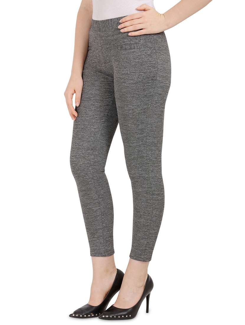 grey melange jegging  - 17159814 -  Standard Image - 1
