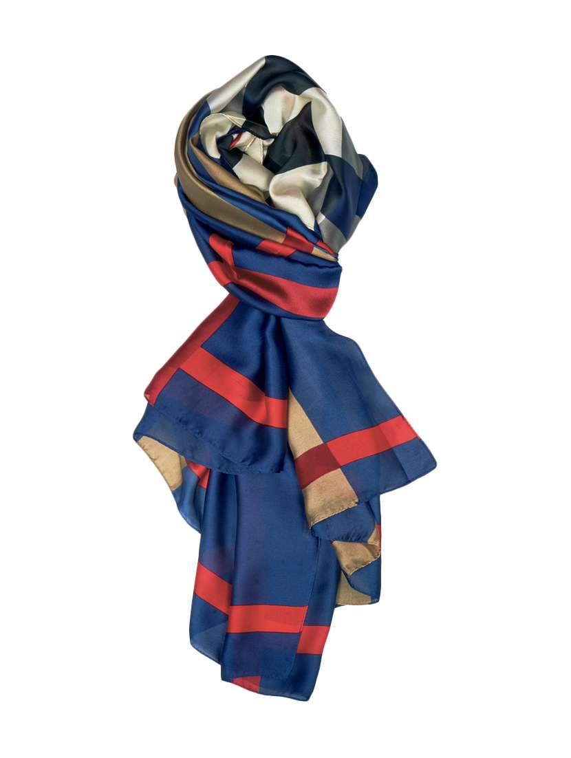 multi colored striped stole