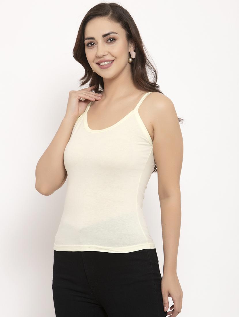 yellow cotton camisole - 17160094 -  Standard Image - 1