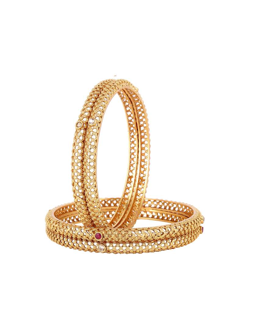 gold tone  gold plated bangles