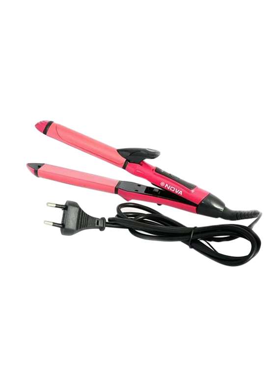 nova 2 in 1 hair beauty set curler and straightener