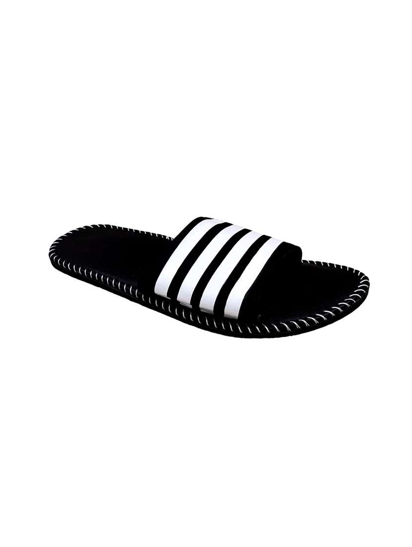 black slip on flip flops - 17165526 -  Standard Image - 1