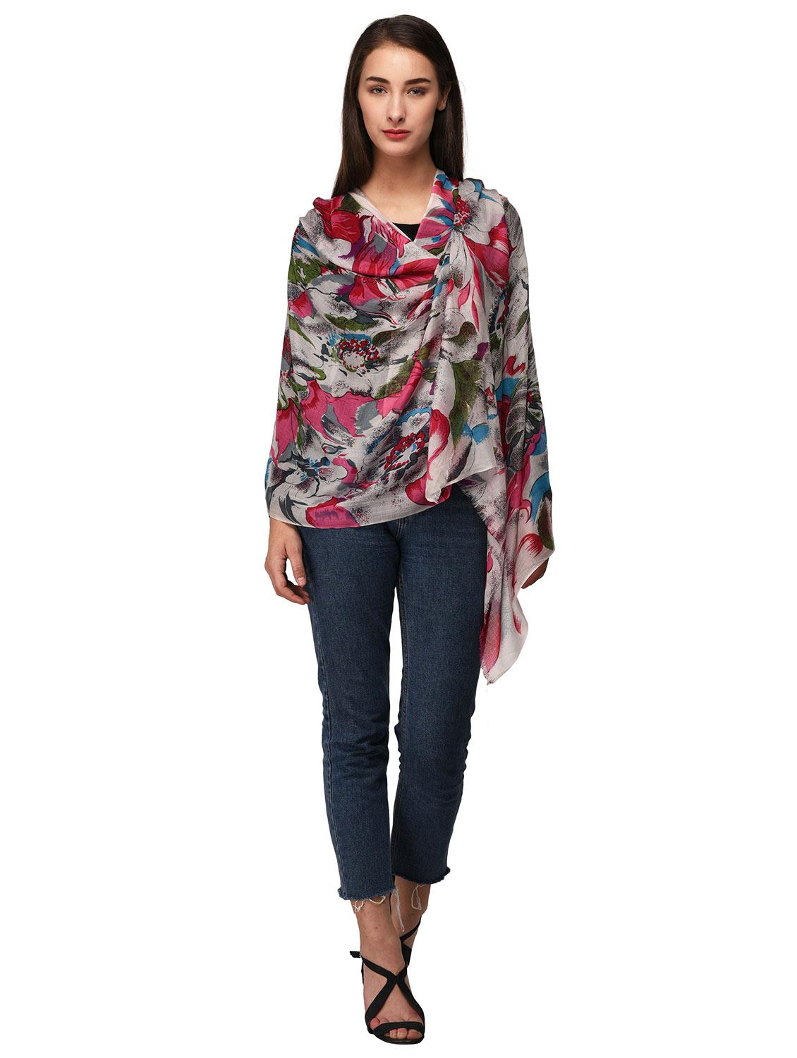 multi colored wool stole - 17166217 - Standard Image - 1