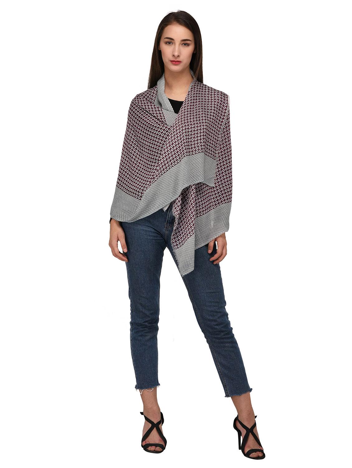 red wool stole - 17166218 - Standard Image - 1