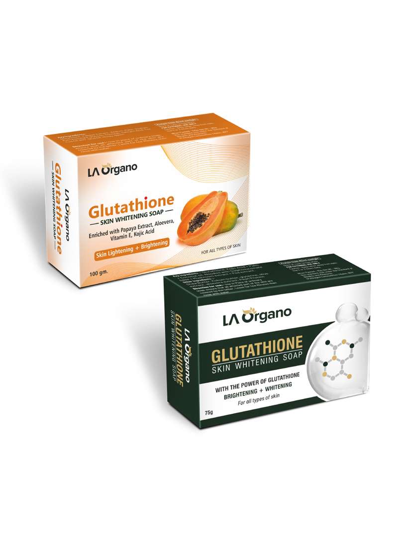 glutathione whitening soap with papaya & glutathione soap for skin lightening,brightening -(pack of 2,100gm each)