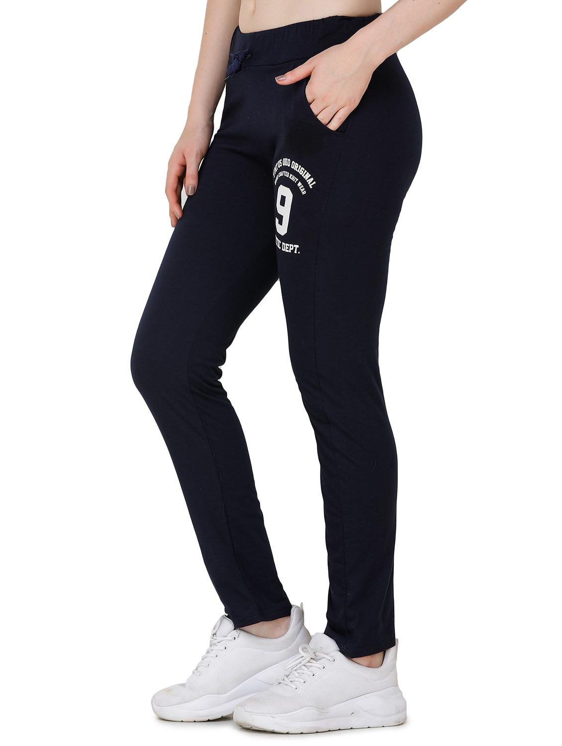 dark blue cotton yoga pants track - 17168632 -  Standard Image - 1