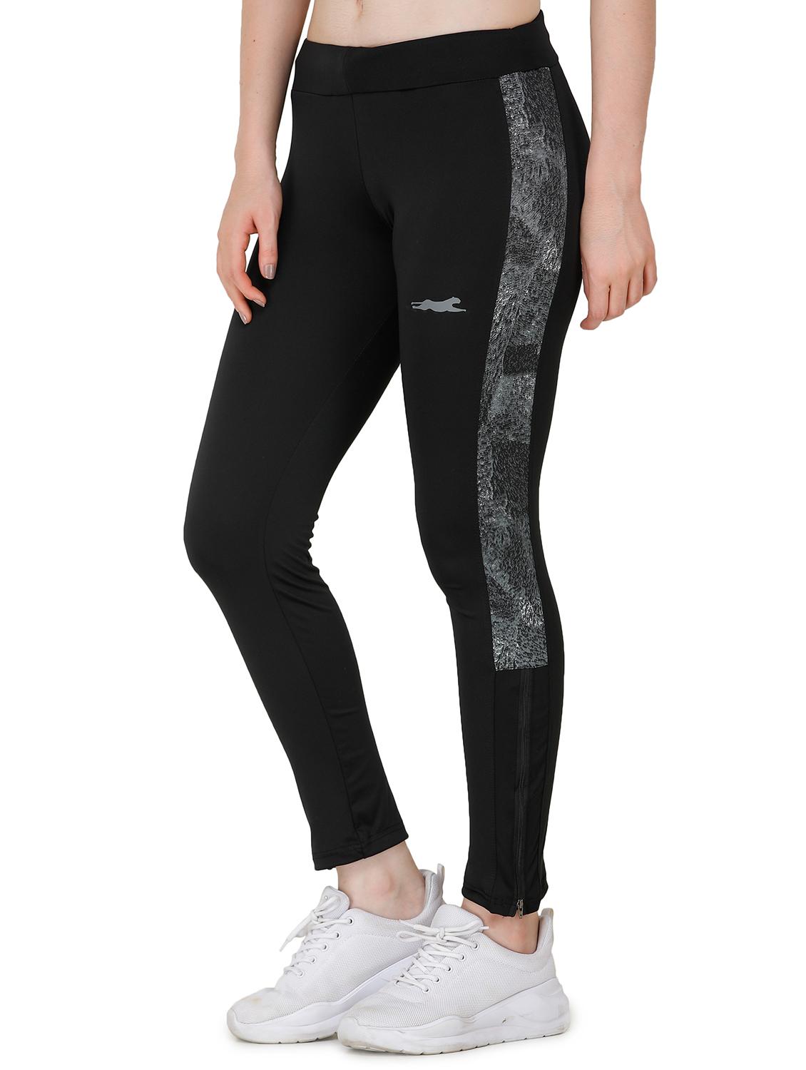 black lycra yoga pants track - 17168641 -  Standard Image - 1