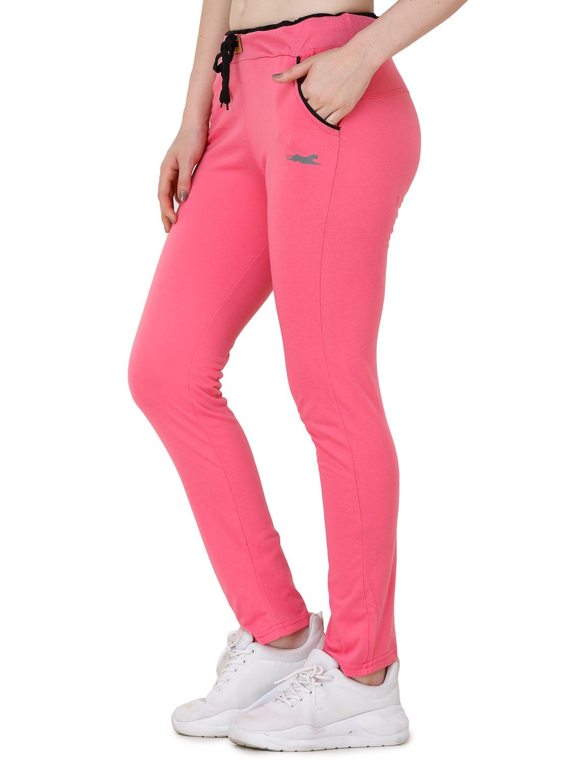 pink cotton yoga pants track - 17168719 - Standard Image - 1