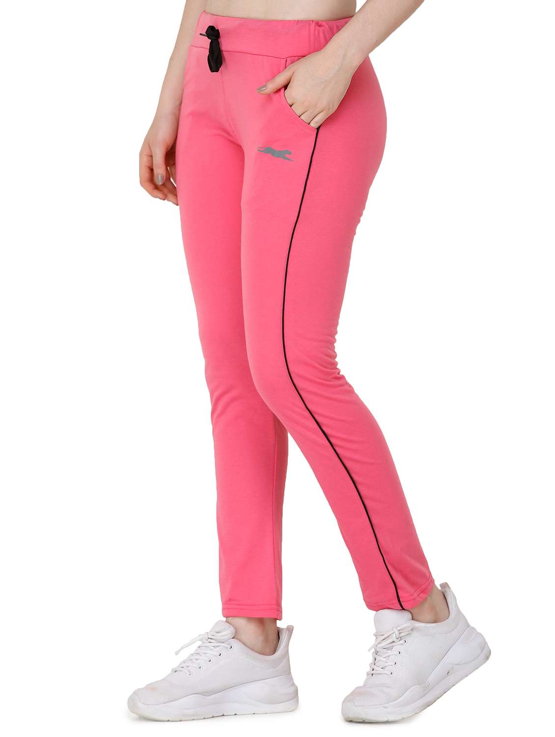 pink cotton yoga pants track - 17168729 -  Standard Image - 1
