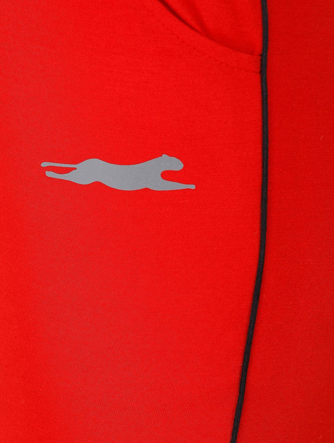 red cotton yoga pants track - 17168730 - Standard Image - 4