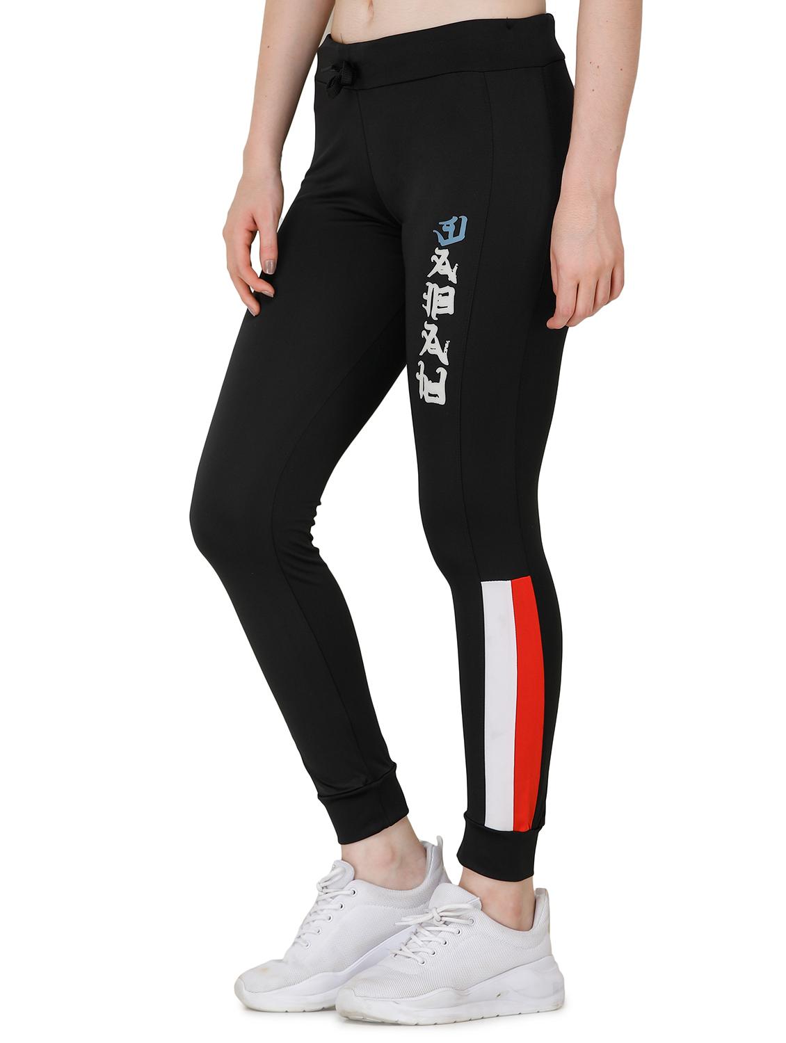 black lycra yoga pants track - 17168734 -  Standard Image - 1