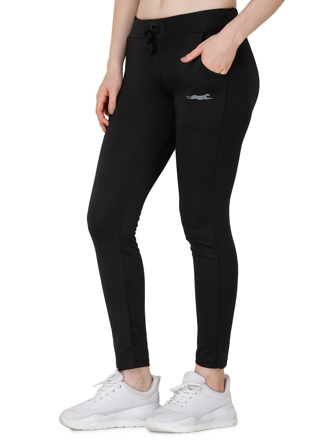 black lycra yoga pants track - 17168736 -  Standard Image - 1