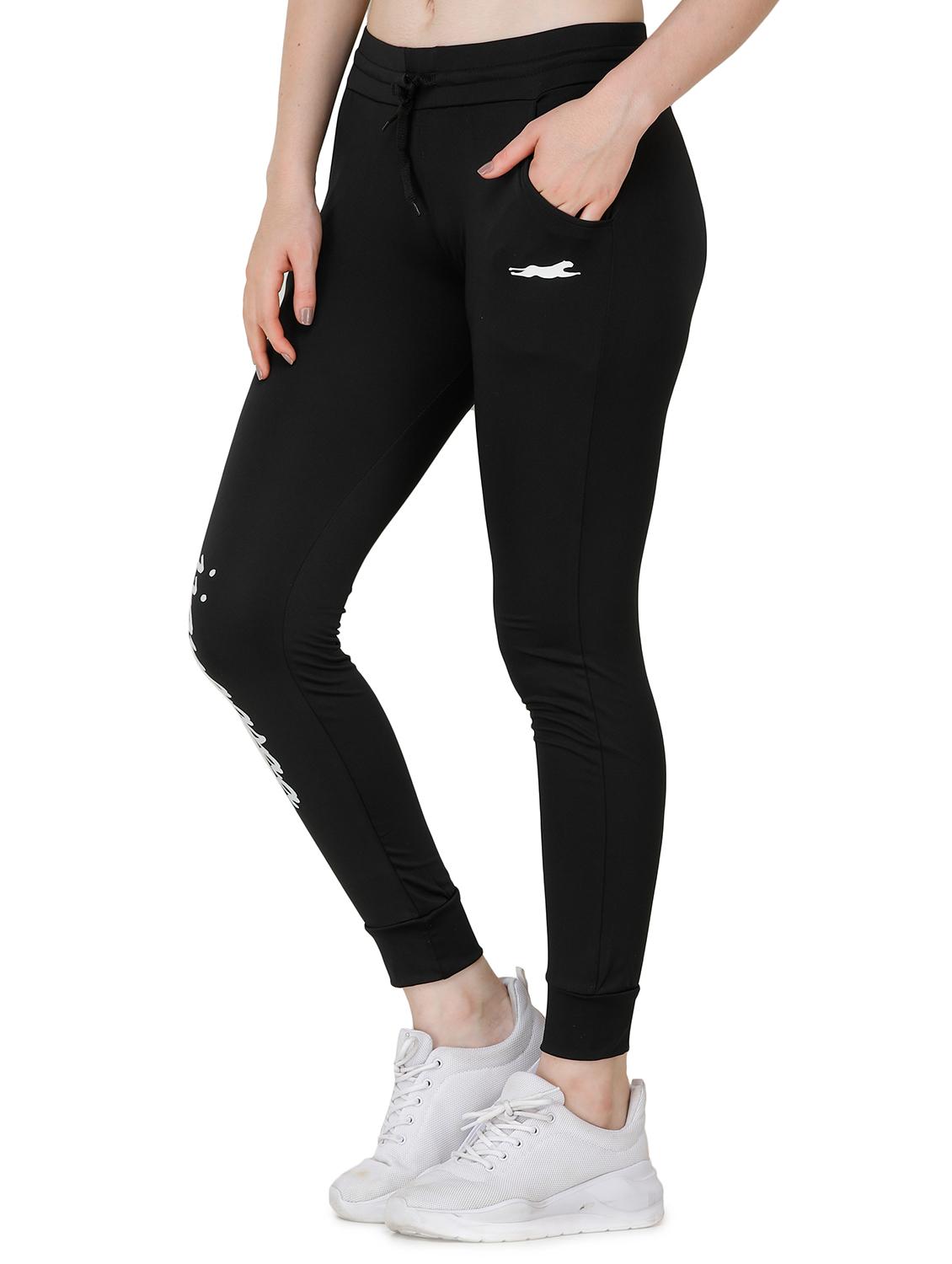 black lycra yoga pants track - 17168743 -  Standard Image - 1
