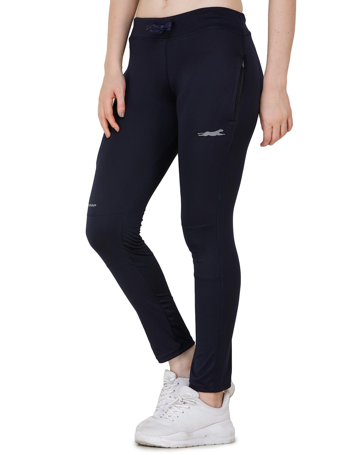 dark blue lycra yoga pants track - 17168748 -  Standard Image - 1