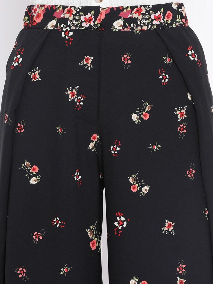 high rise floral palazzo - 17169552 - Standard Image - 4