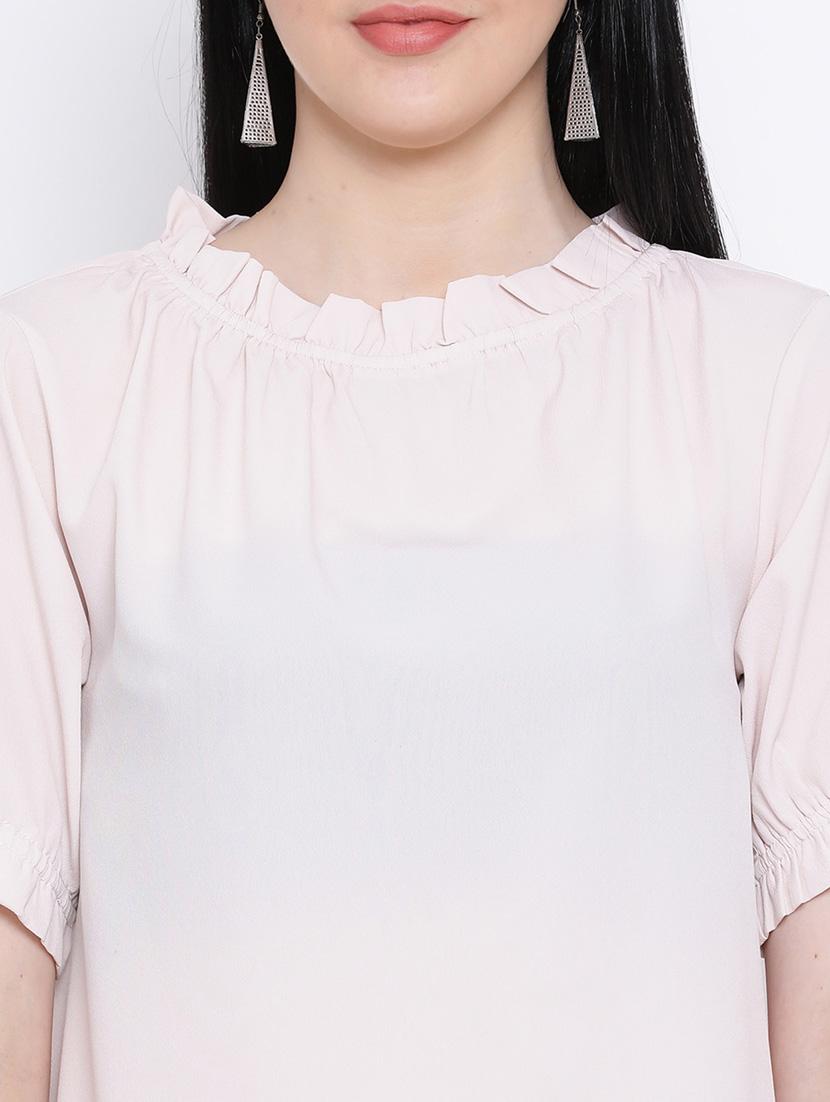 frill detail solid top - 17169581 - Standard Image - 4