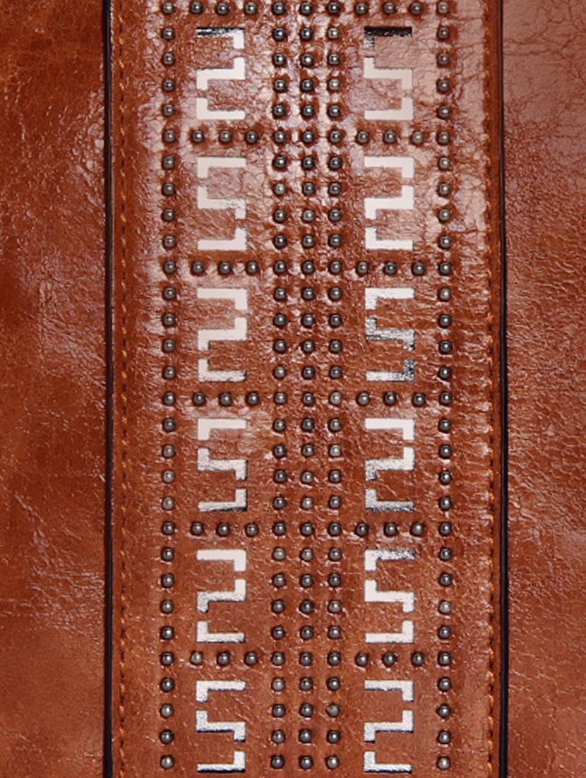 tan leatherette (pu) fashion backpack - 17169997 - Standard Image - 4