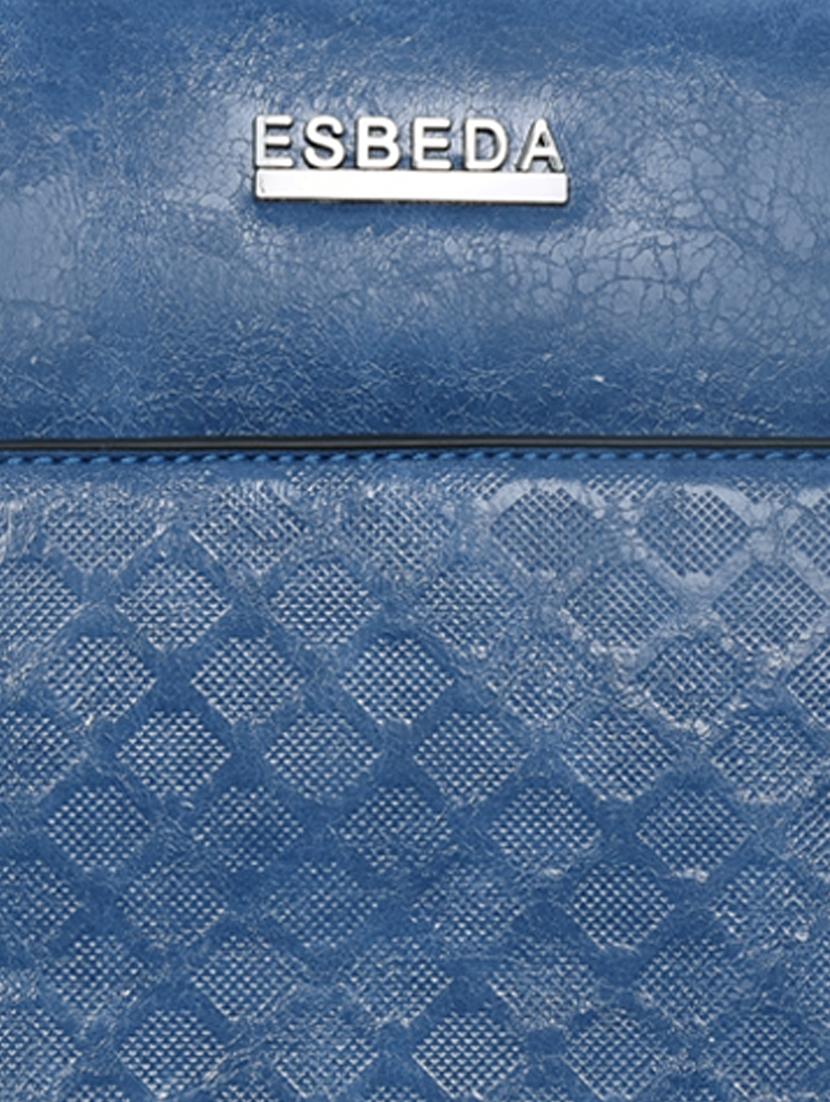 blue leatherette (pu) fashion backpack - 17170005 - Standard Image - 4