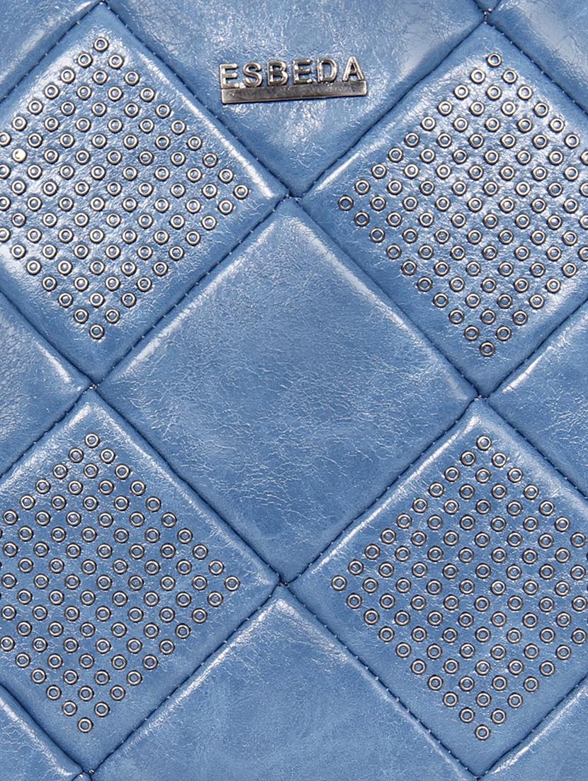 blue leatherette (pu) fashion backpack - 17170056 - Standard Image - 4