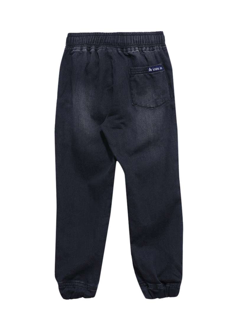 black cotton blend joggers trouser - 17173168 - Standard Image - 1