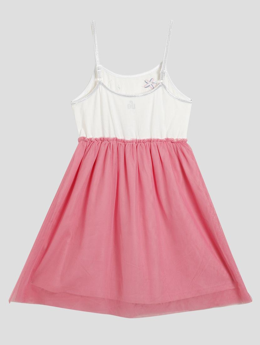 pink cotton frock - 17173174 - Standard Image - 1