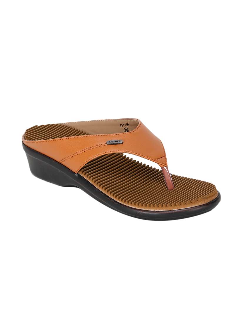 tan pu slippers flip flops