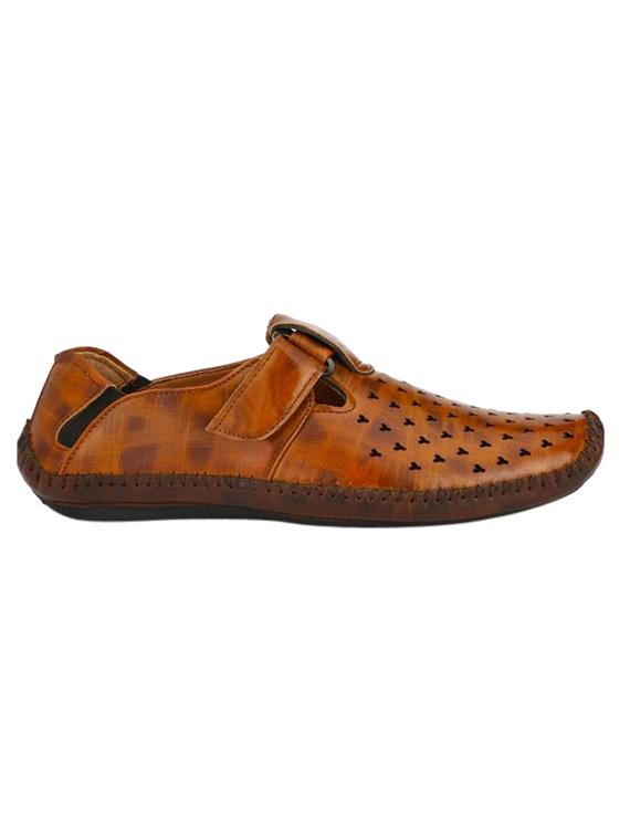 tan slip-on sandals - 17175067 -  Standard Image - 1