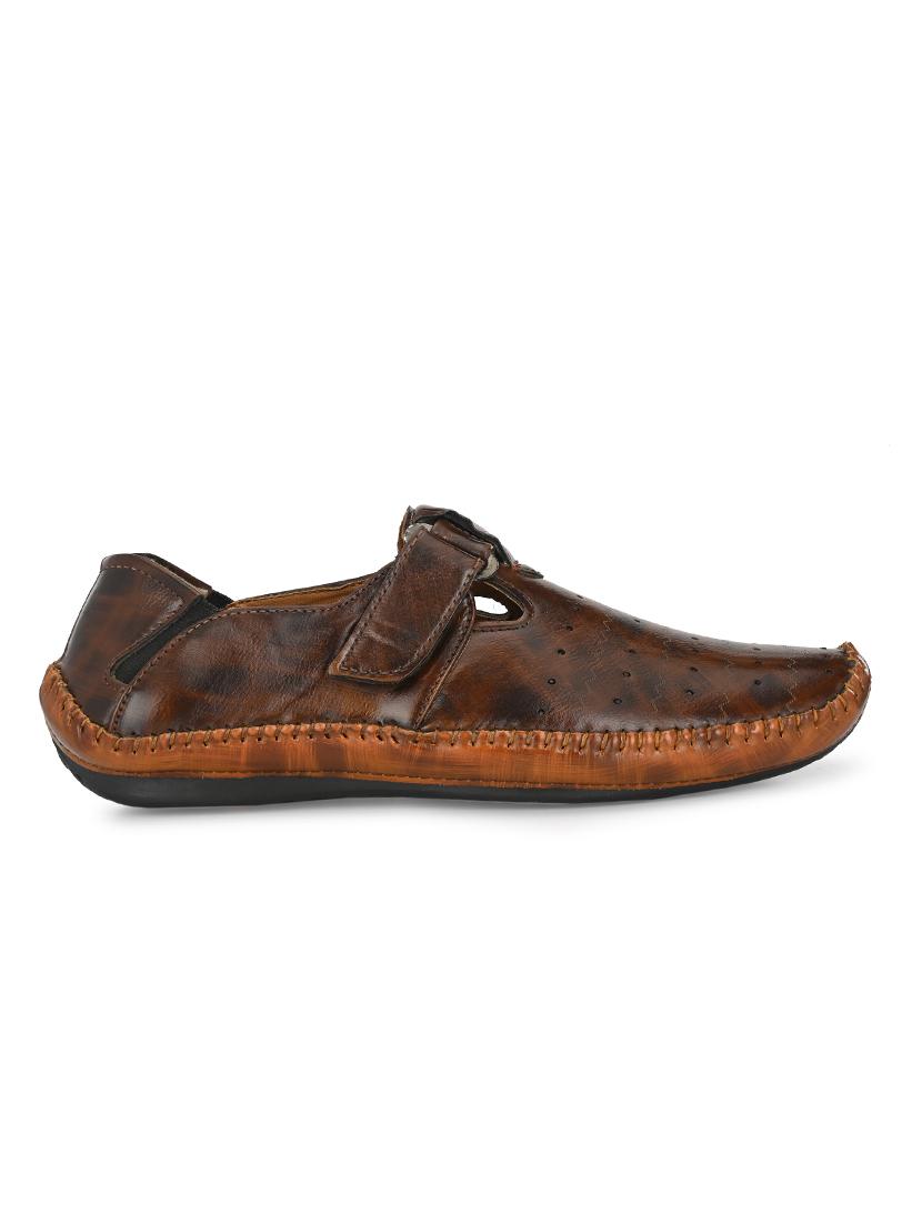brown slip-on sandals - 17175068 -  Standard Image - 1