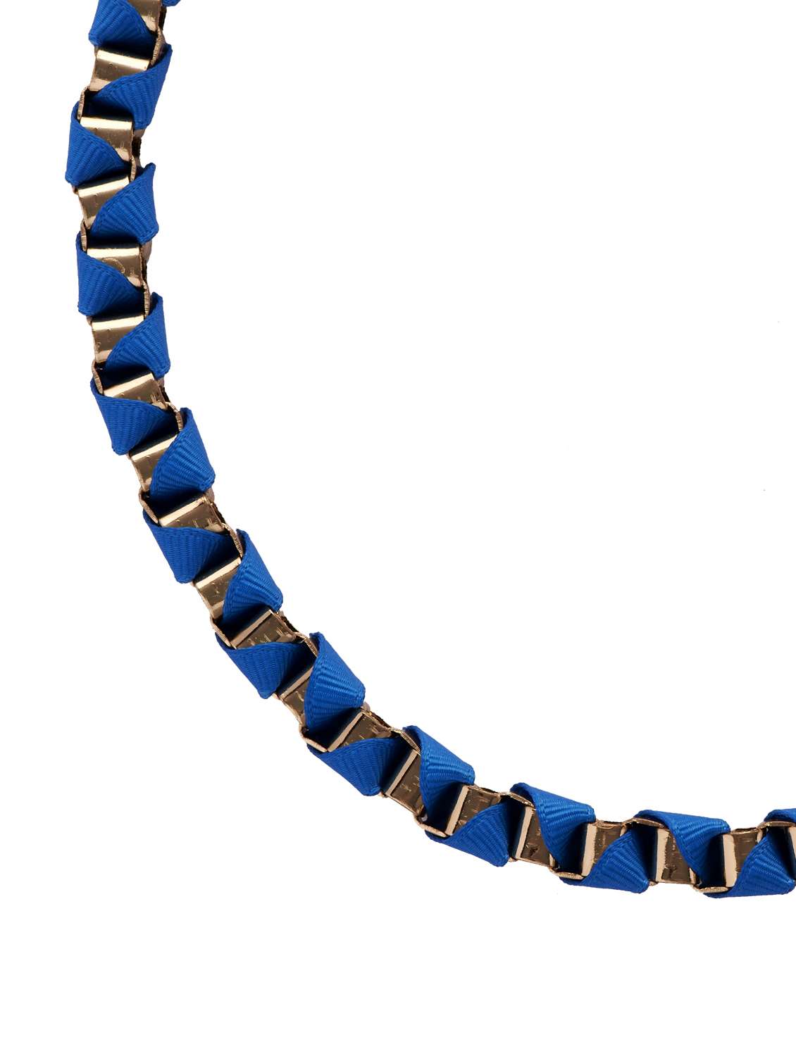 dark blue ribbon necklace - 17179 -  Standard Image - 1