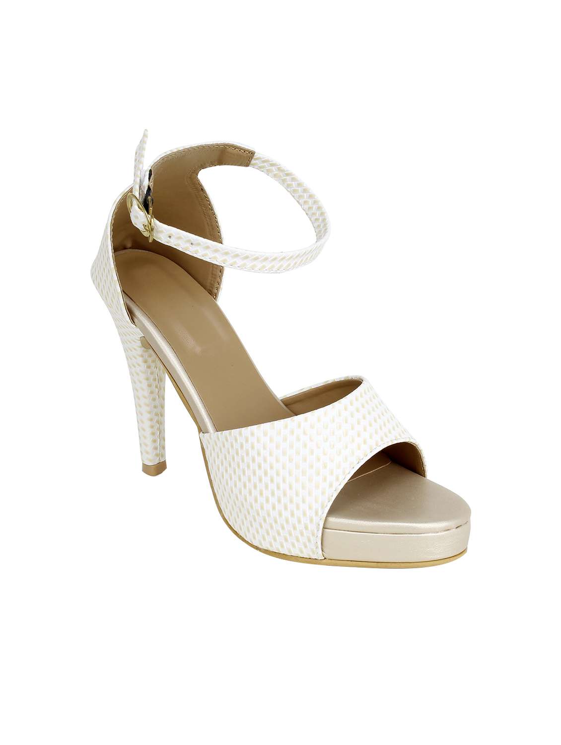 white ankle strap sandals - 17181923 -  Zoom Image - 0