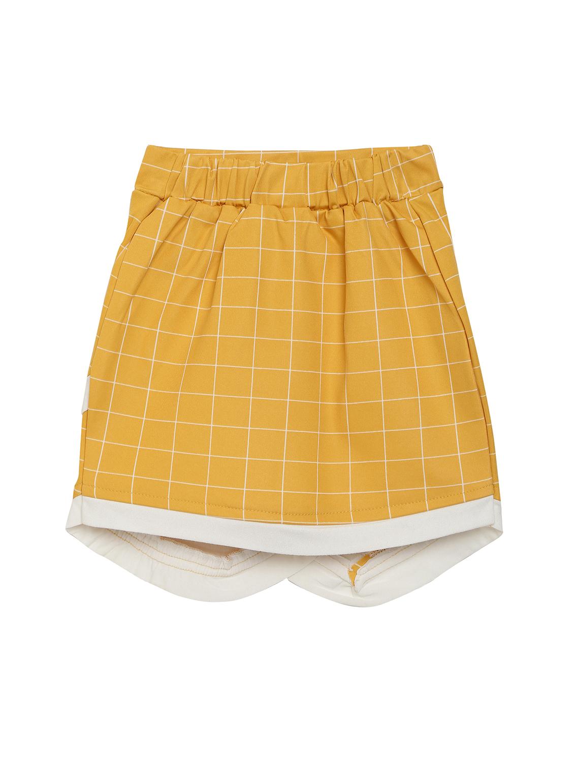 yellow rayon shorts sets twin & jump suit - 17183417 - Standard Image - 4