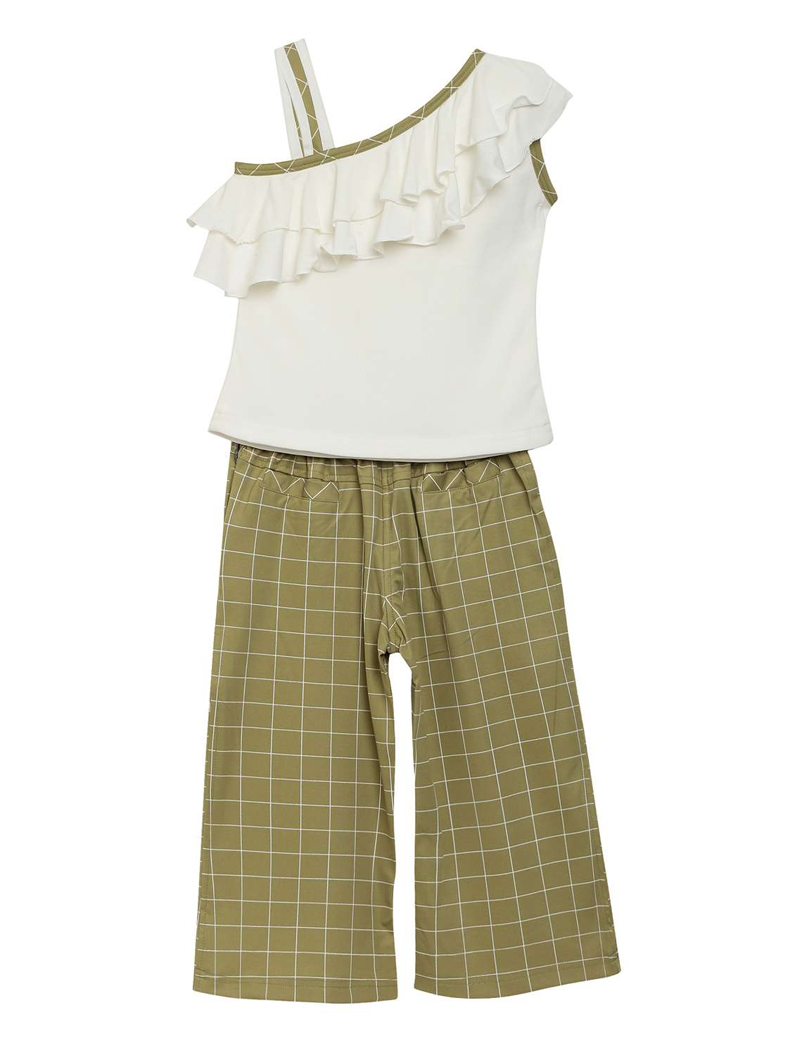 green rayon shorts sets twin & jump suit - 17183418 -  Standard Image - 1