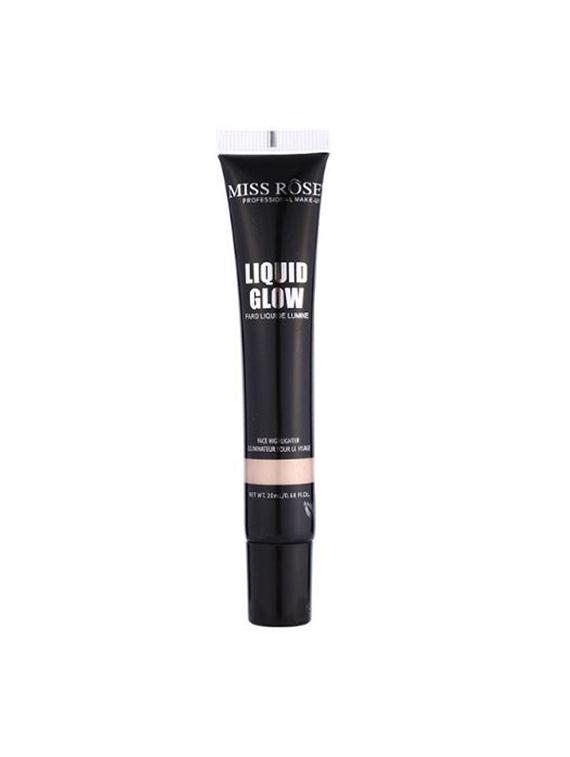 miss rose professional makeup liquid glow highlighter shade#4