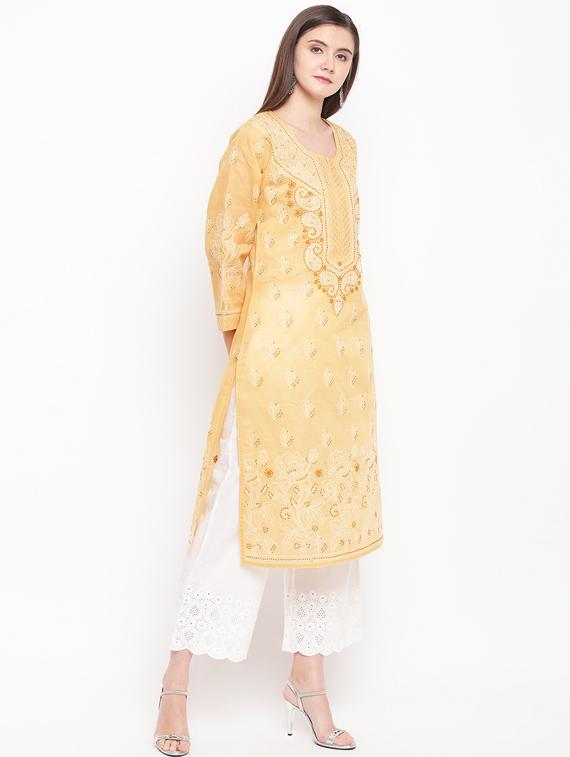 women's straight kurta - 17183835 - Standard Image - 1